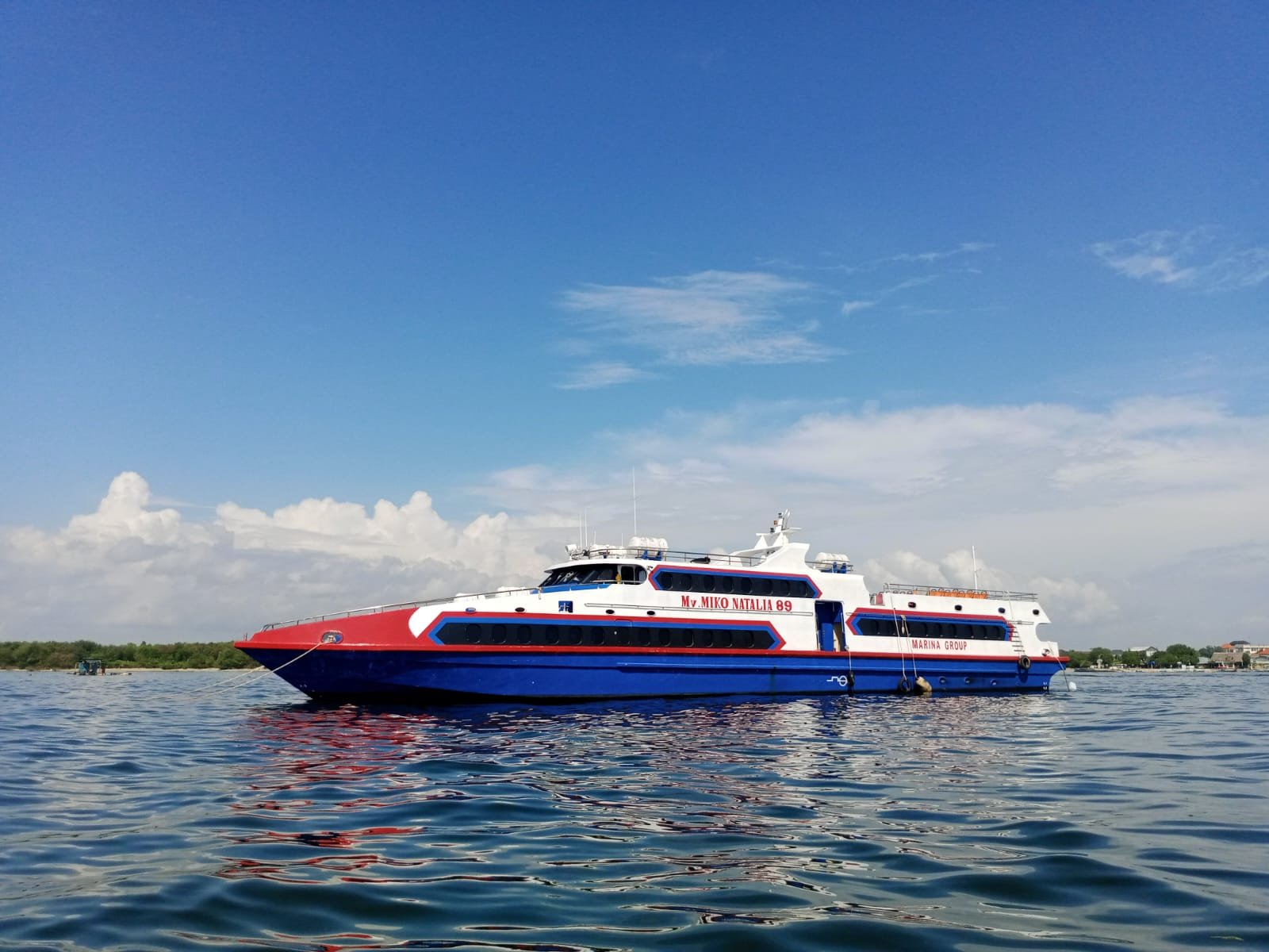 Nuansa Gili Travel fast boat at Gili Trawangan